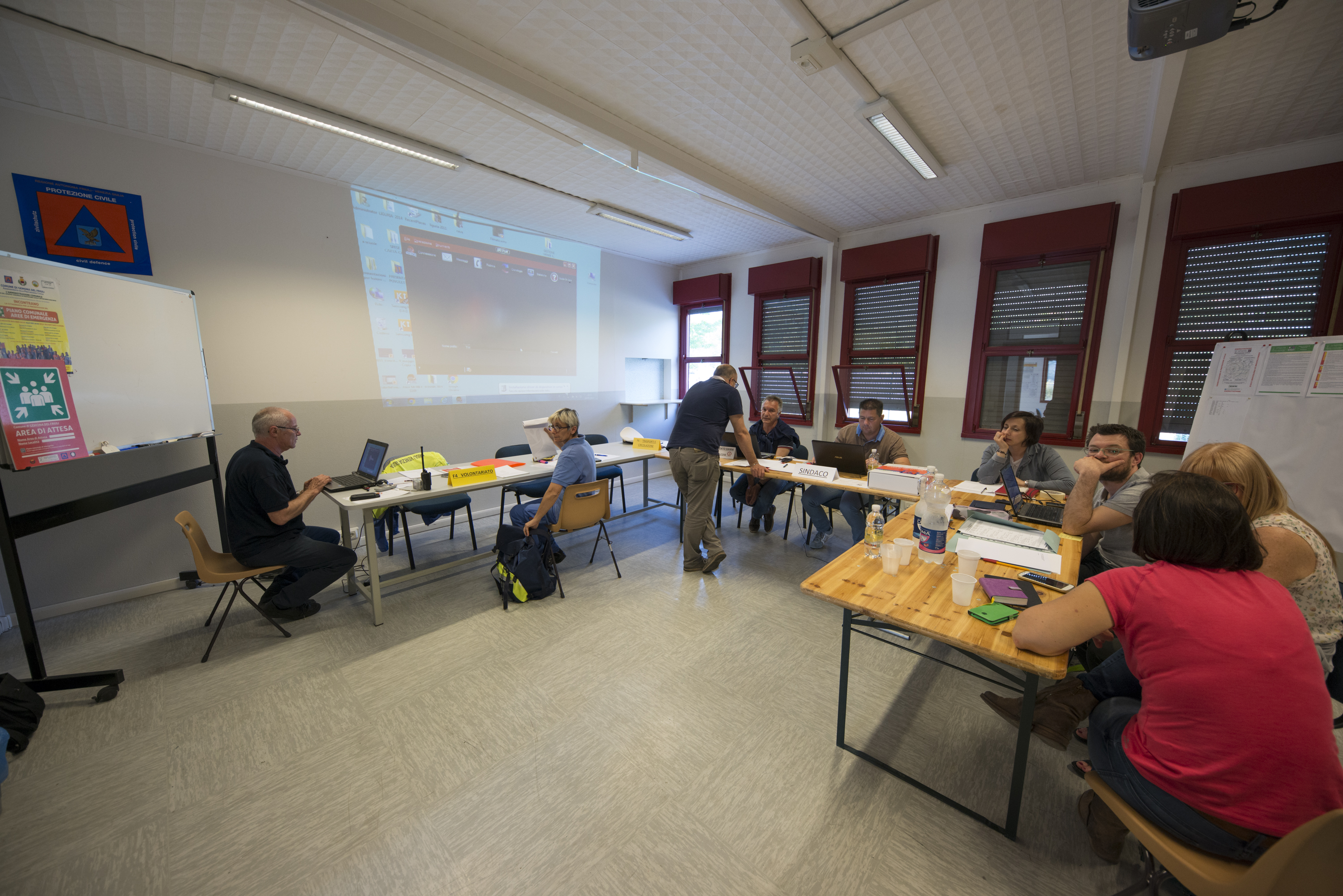 Gemona esercitazione sisma
