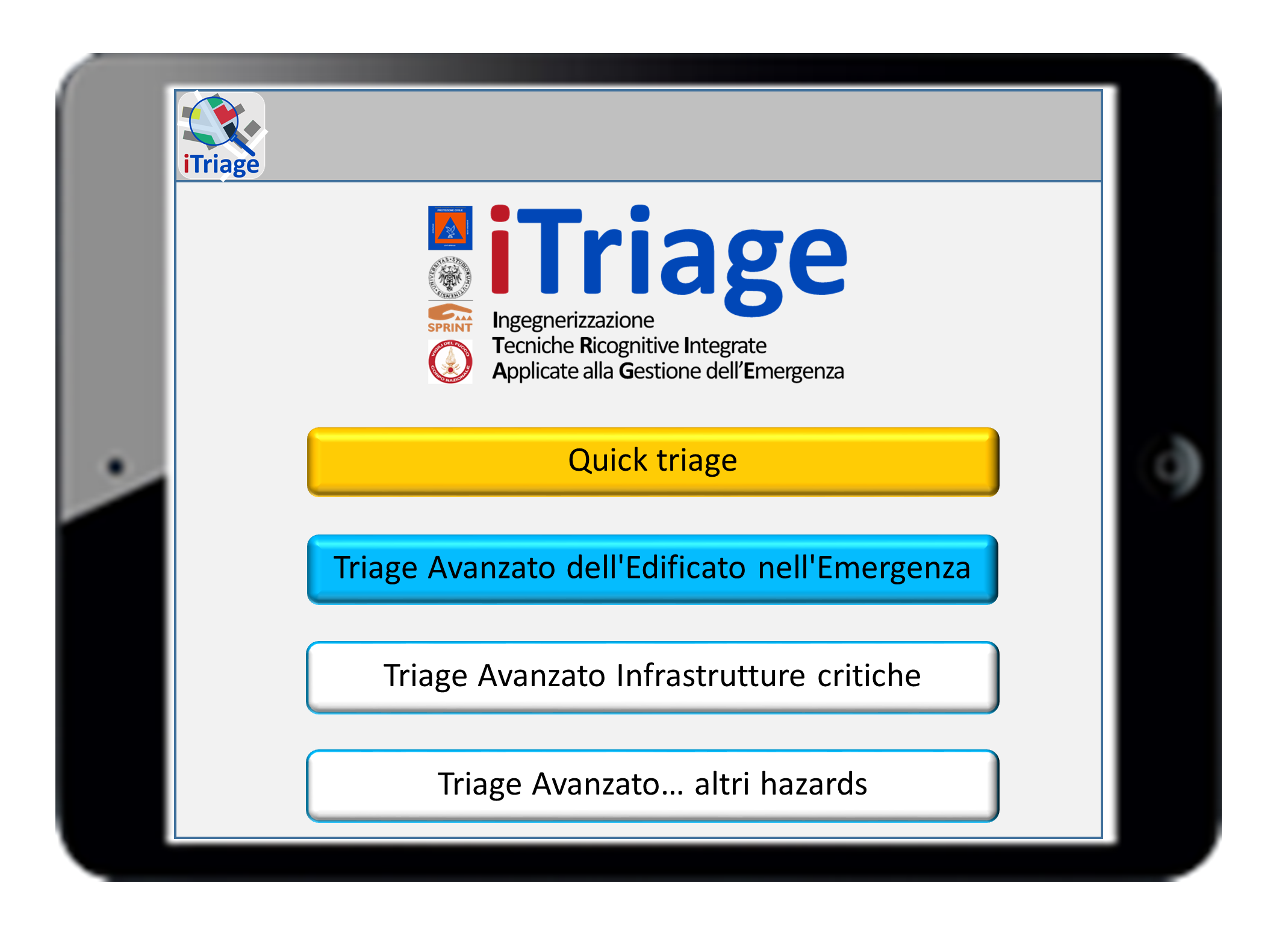 itriage serm academy protezionecivilefvg 