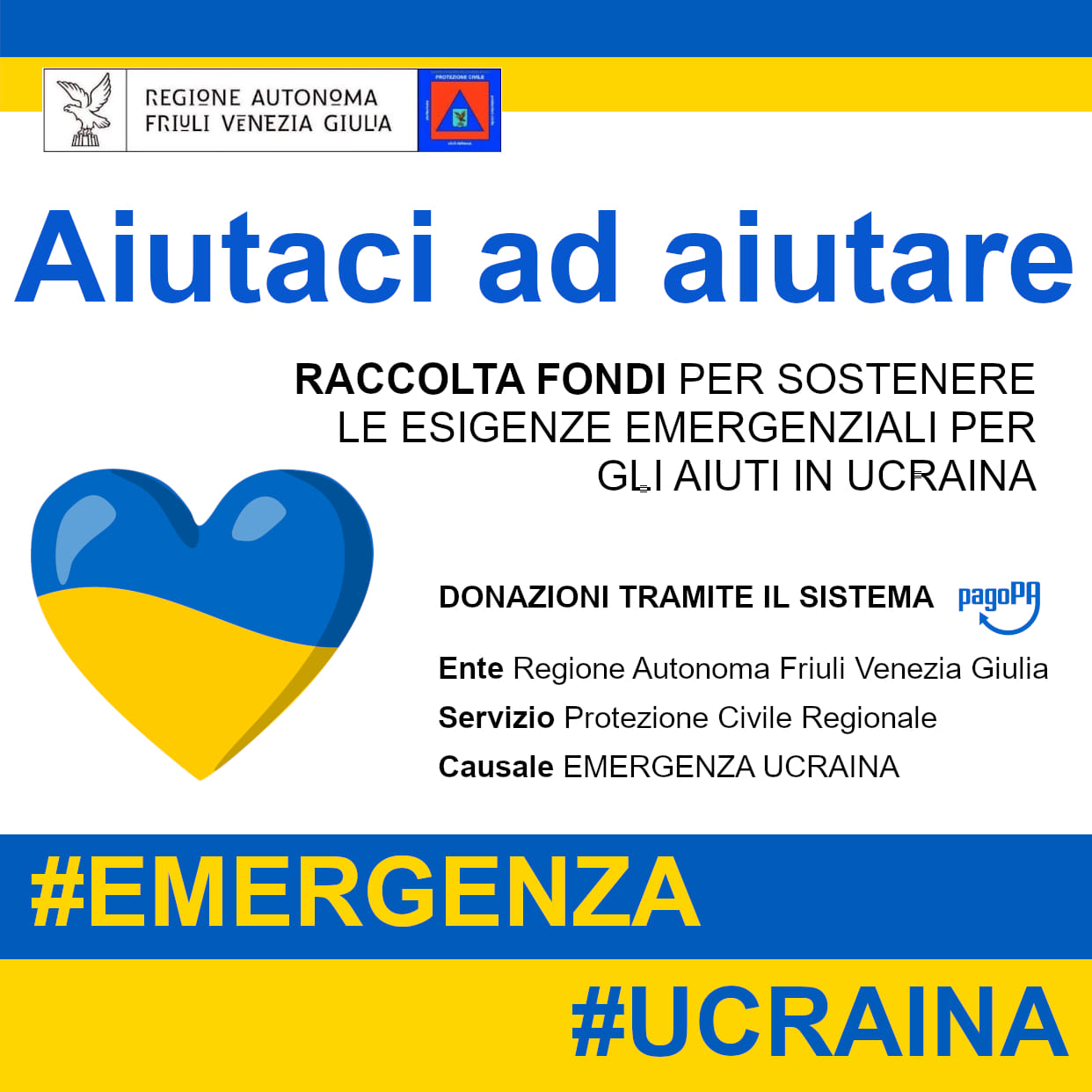 AIUTACI AD AIUTARE - EMERGENZA UCRAINA