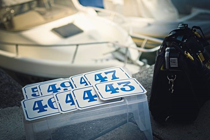 Numerazione di mote, casoni e valli presenti in laguna di Grado