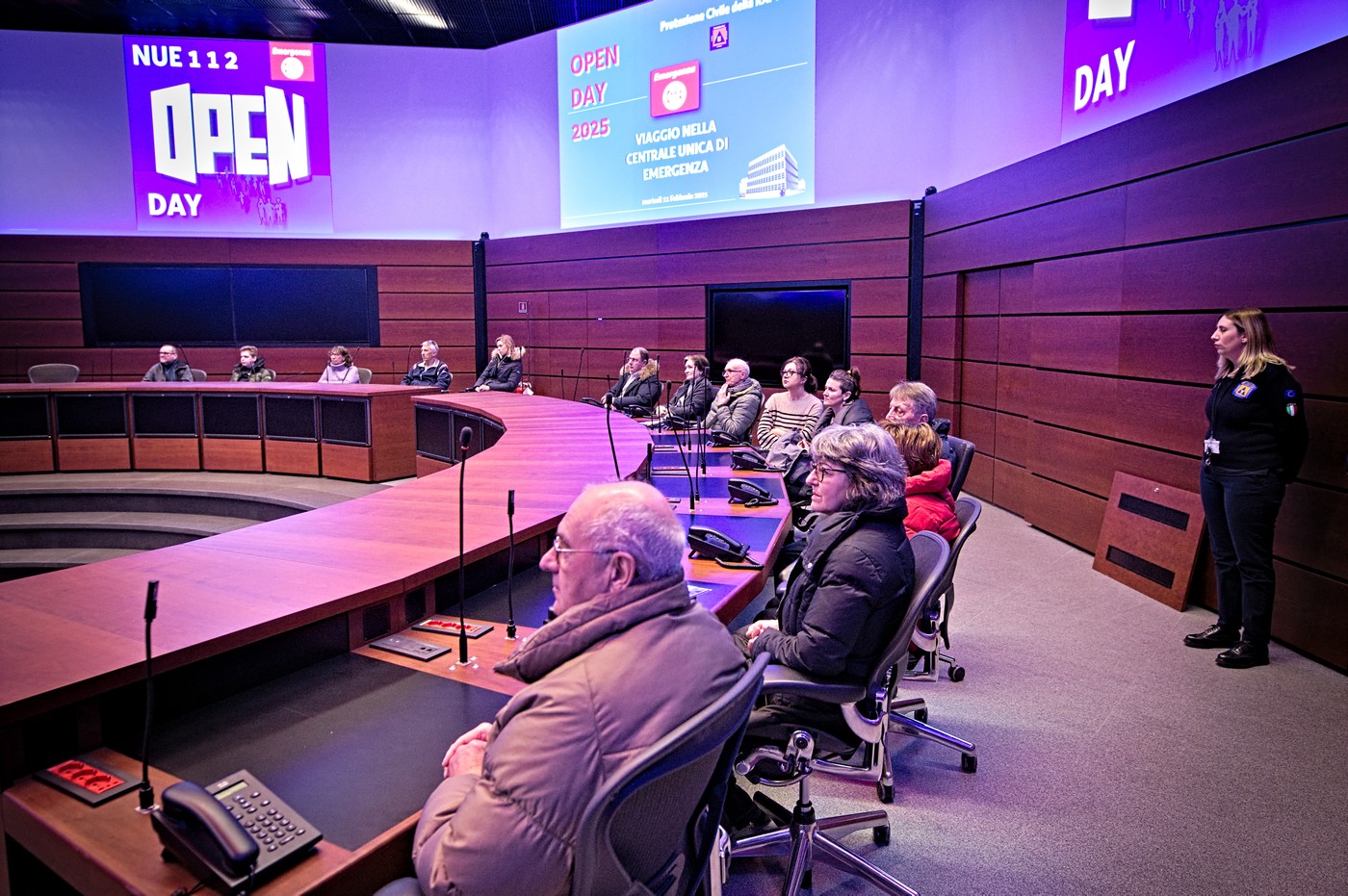 Foto a sinistra NUE 112 Open Day 2025