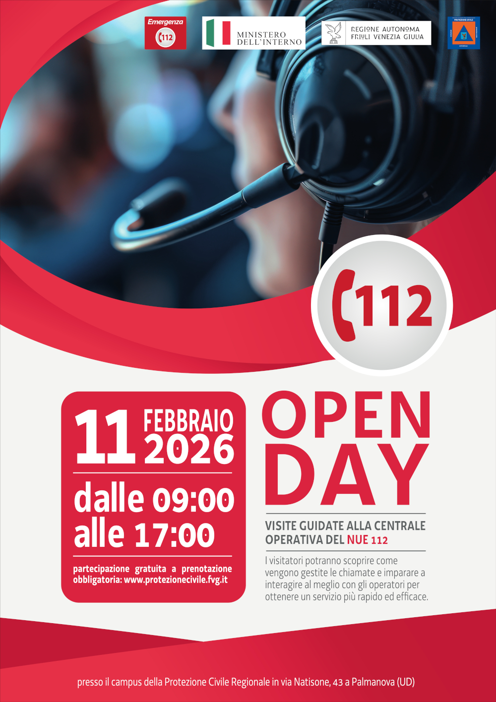 Locandina Open Day NUE112 anno 2026