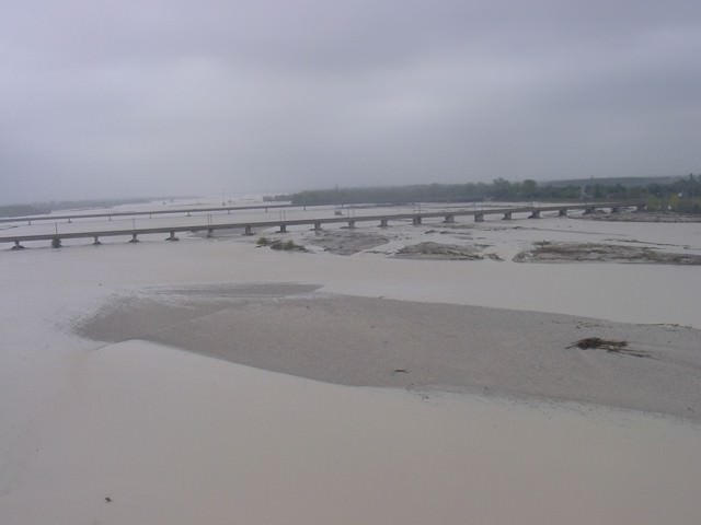 Tagliamento - Piena del 1° novembre 2004