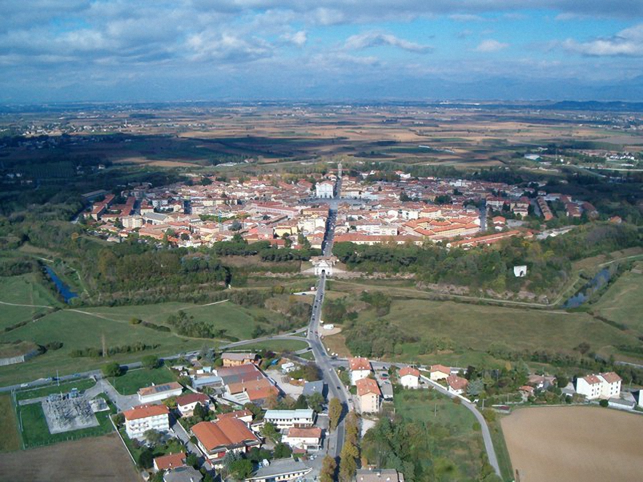 Veduta aerea di Palmanova