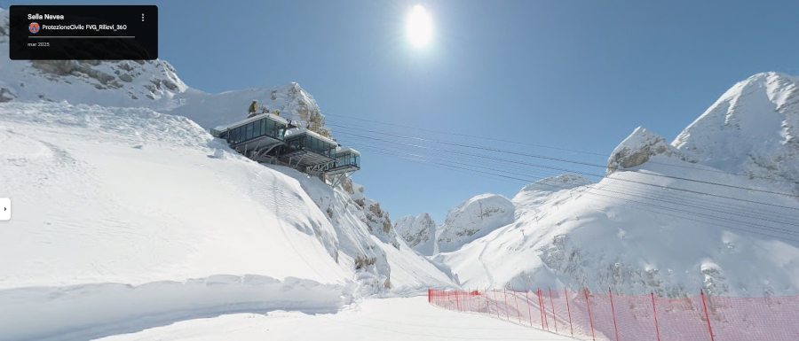 Foto Panoramica Sella Nevea Esempio da Street View