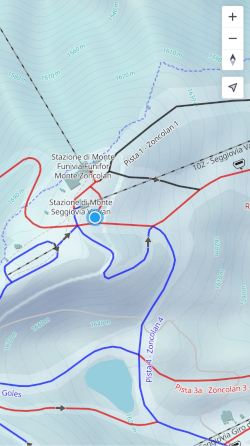 Screen Mappa Smartphone Localizzazione Attiva