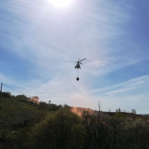 vermegliano carso esercitazione aib prati del vecchio in fiamme