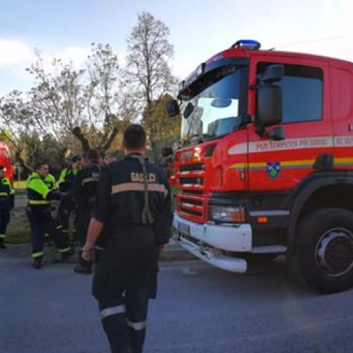 vermegliano carso esercitazione aib prati del vecchio in fiamme