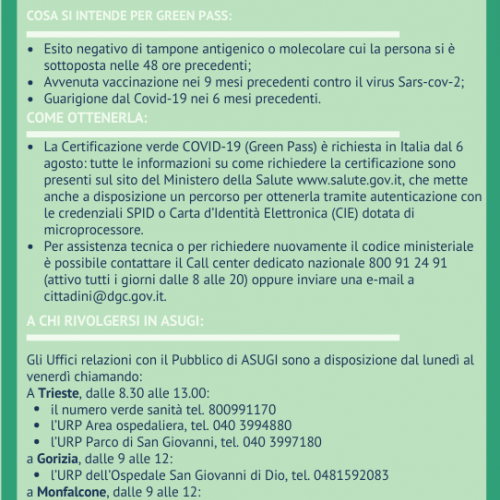 info su green pass