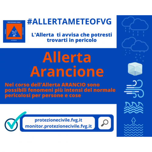 ALLERTA METEO CODICE COLORE ARANCIO
