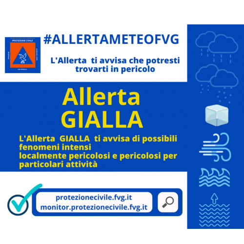 ALLERTA METEO CODICE COLORE GIALLO