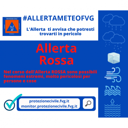 ALLERTA METEO CODICE COLORE ROSSO