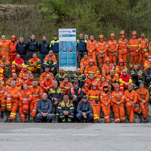 Esercitazione antincendio boschivo PISSEBUS 2022 nell'ambito delle attività del progetto Crossit Safer sabato 23 aprile 2022 nel Comune di Tolmezzo