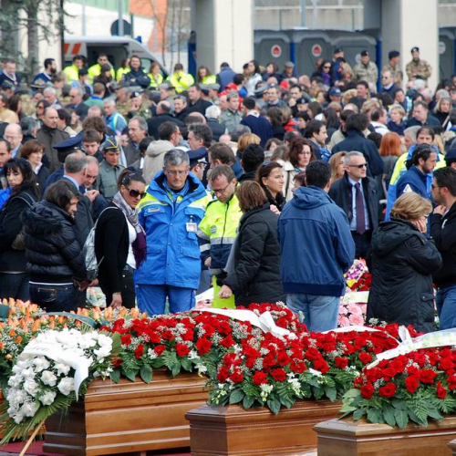 L'Aquila: funerali di Stato n.18 / 37636