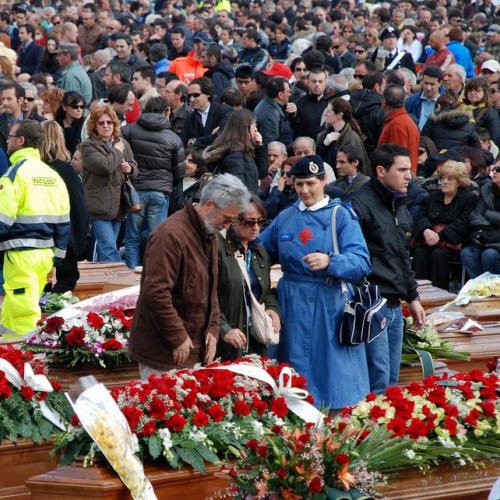 L'Aquila: funerali di Stato n.19 / 37637