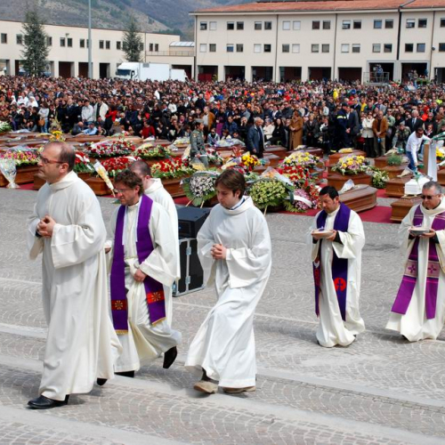 L'Aquila: funerali di Stato n.40 / 37658