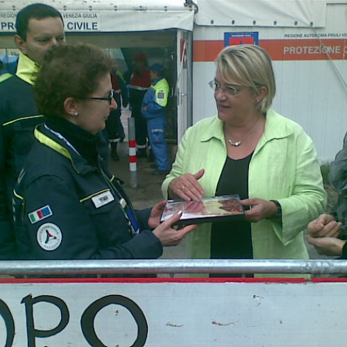VenerdÏ 12 ottobre visita di una delegazione tedesca al Campo Friuli n. 2 / 87023