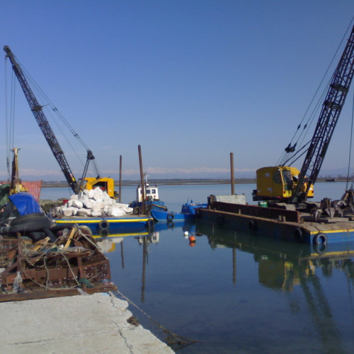 Lavori al 20/02 diga a Grado n. 2 / 35307