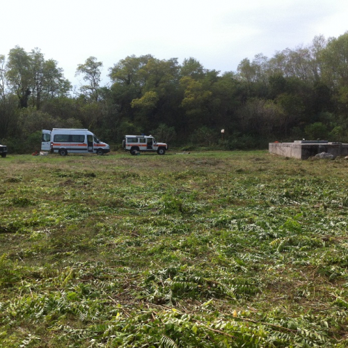 Pulizia sito del vascone antincendio di Trebiciano n. 40 / 86503