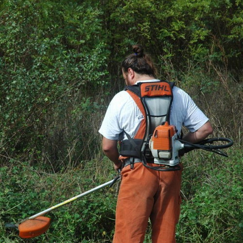 Pulizia sito del vascone antincendio di Trebiciano n. 42 / 86505