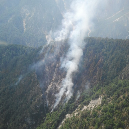 Interventi per incendi monte Jovet e monte Le Piche del 23/07 n. 3 / 97920
