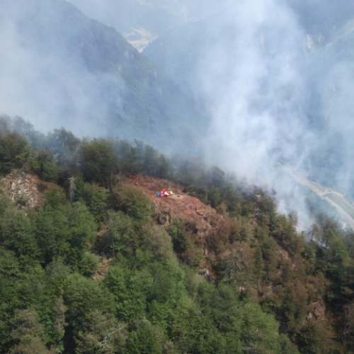 Interventi per incendi monte Jovet e monte Le Piche del 23/07 n. 9 / 97926