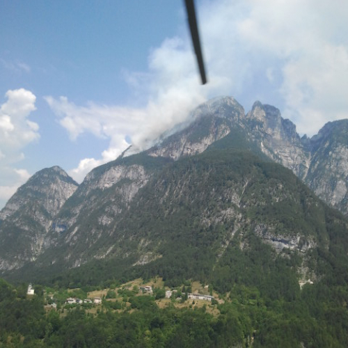 Interventi per incendi monte Jovet e monte Le Piche del 23/07 n. 16 / 97933