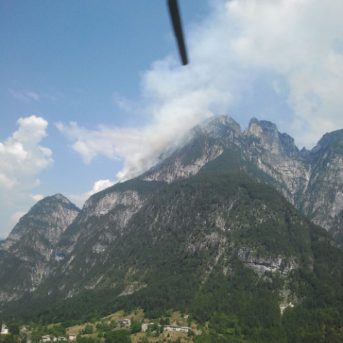 Interventi per incendi monte Jovet e monte Le Piche del 23/07 n. 17 / 97934