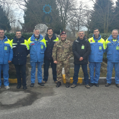 Visita all'8∞ Reggimento Trasporti dell'Esercito n. 6 / 90594