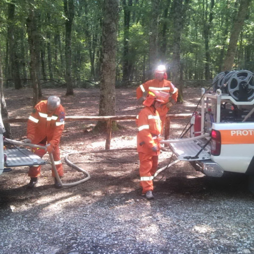 I volontari del 9∞ turno AIB in Puglia n. 11 / 98950