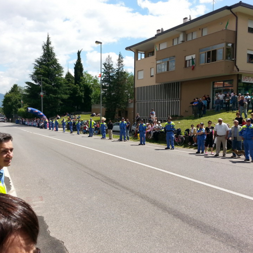 Supporto partenza 20™ tappa 97∞ Giro d'Italia (Maniago-Monte Zoncolan) n. 5 / 109624