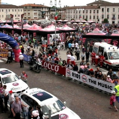 Supporto partenza 20™ tappa 97∞ Giro d'Italia (Maniago-Monte Zoncolan) n. 6 / 109625