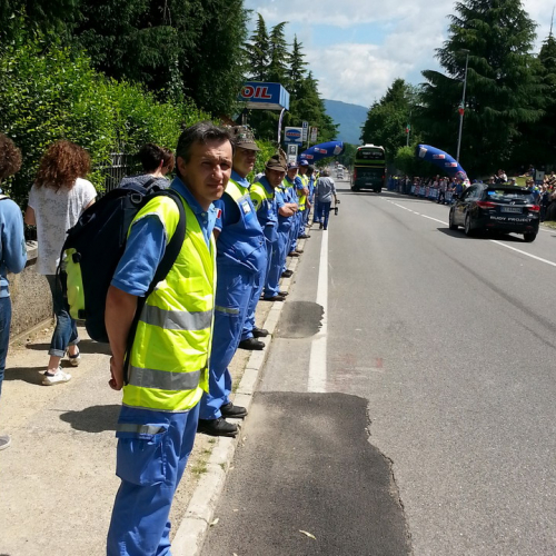 Supporto partenza 20™ tappa 97∞ Giro d'Italia (Maniago-Monte Zoncolan) n. 7 / 109626