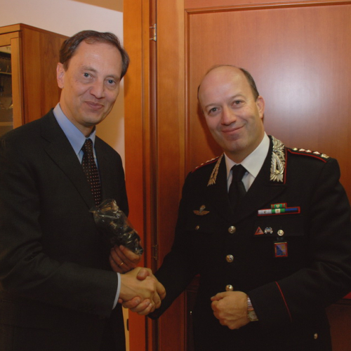Visita del Comandante Provinciale dei Carabinieri di Udine n. 14 / 73523