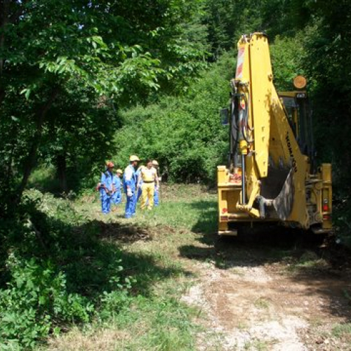 attivit‡ ripristino di una pista forestale n. 30 / 53648