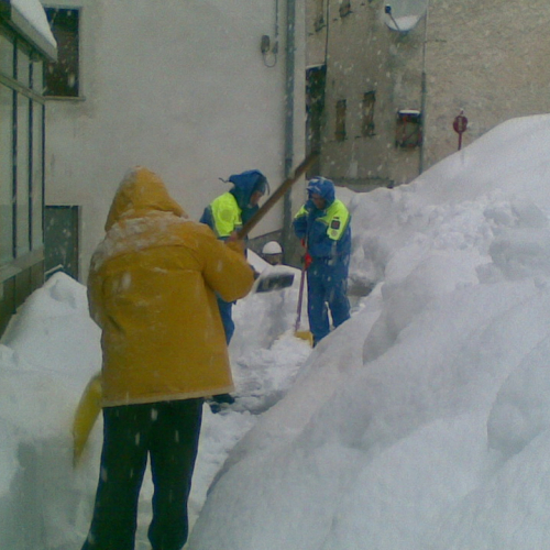 Emergenza neve a Chiusaforte n. 11 / 103441