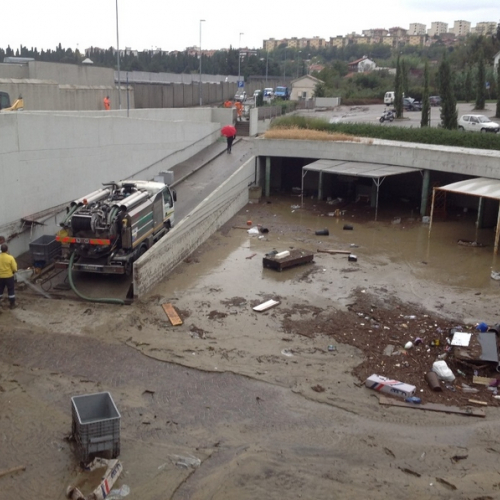 Interventi di emergenza per alluvione Trieste e Muggia, 15 ottobre 2014 foto n. 10 / 111626