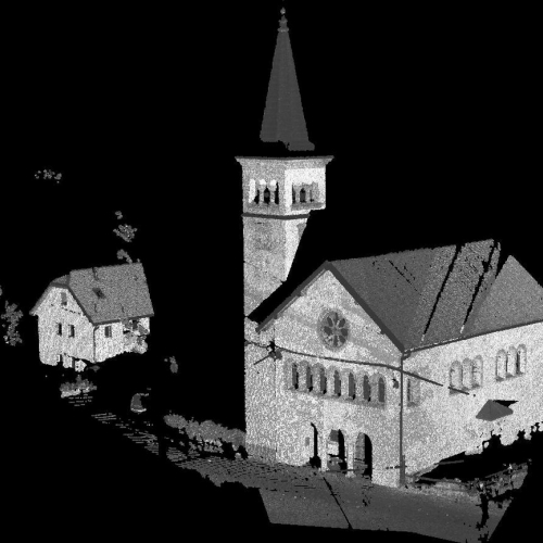 monitoraggio con rilevatori laser della chiesa / 29964