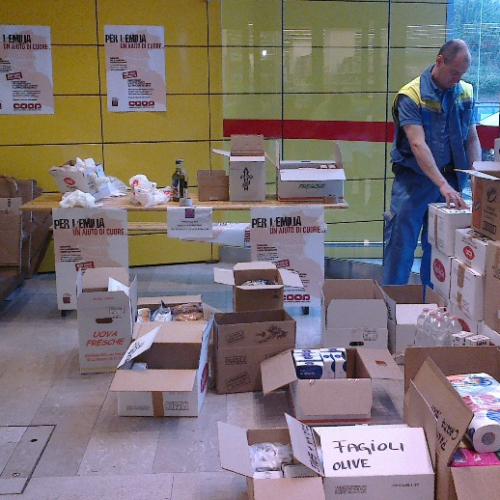 Raccolta di generi alimentari per le popolazioni colpite dal sisma n. 4 / 83024
