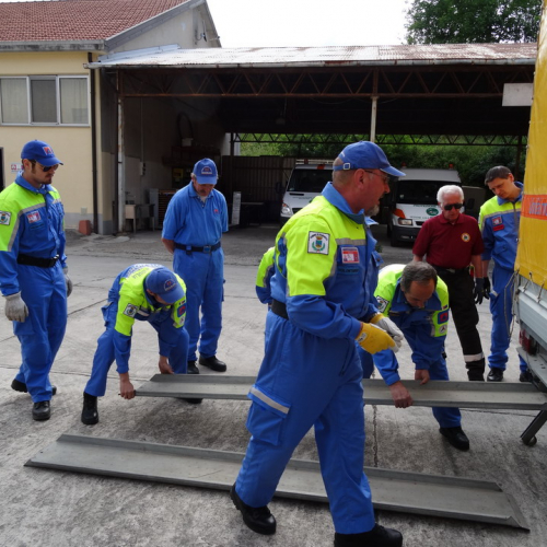 Montaggio tenda N.B.C.R. n. 2 / 108780