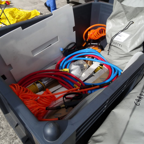 Montaggio tenda N.B.C.R. n. 18 / 108796