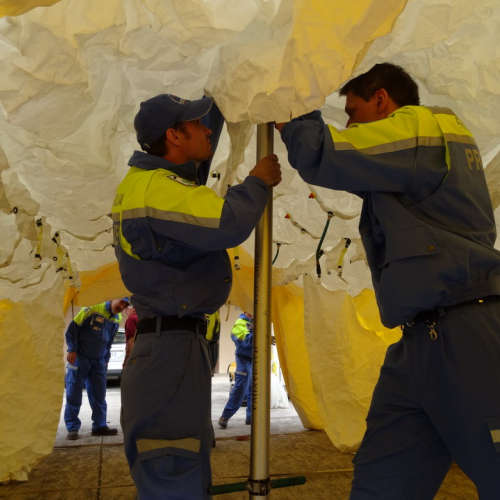 Montaggio tenda N.B.C.R. n. 22 / 108800