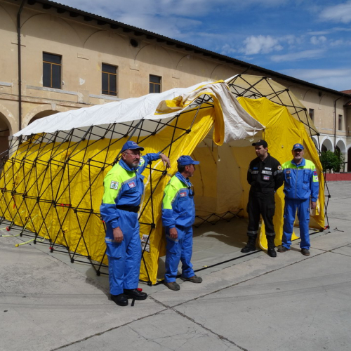 Montaggio tenda N.B.C.R. n. 31 / 108809