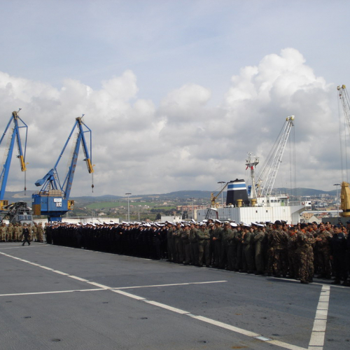 Rientro portaerei Cavour n. 9 / 50294