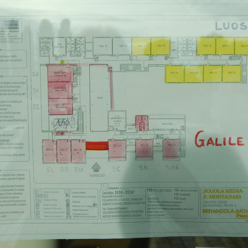 Prova di evacuazione scuola di Mirandola n. 1 / 86809