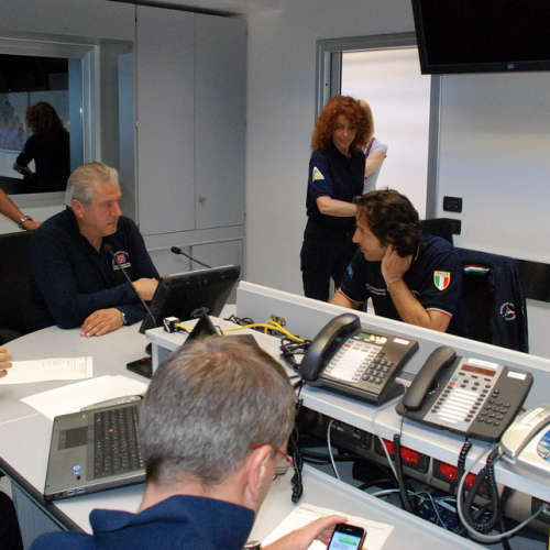 Partenza per Sarajevo primo team Servizio nazionale Protezione civile n. 1 / 109200