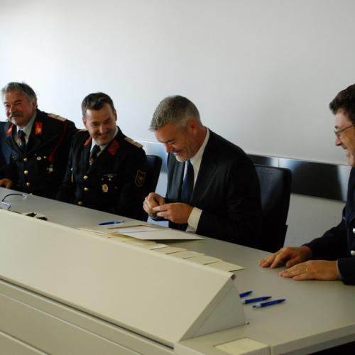 Firma Convenzione Protezione civile Regionale UCPV-FVG n. 1 / 110257