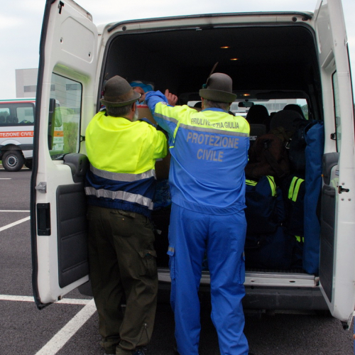 Partenza secondo gruppo quarta colonna mobile n. 2 / 82655