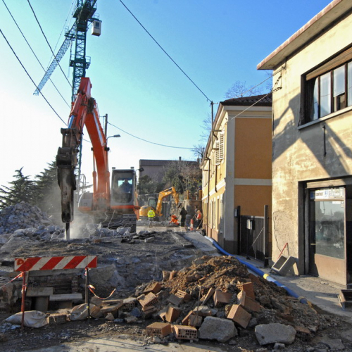 foto 18 dic. 2007 (demolizione rampe ponte Bailey) n. 1 / 19631