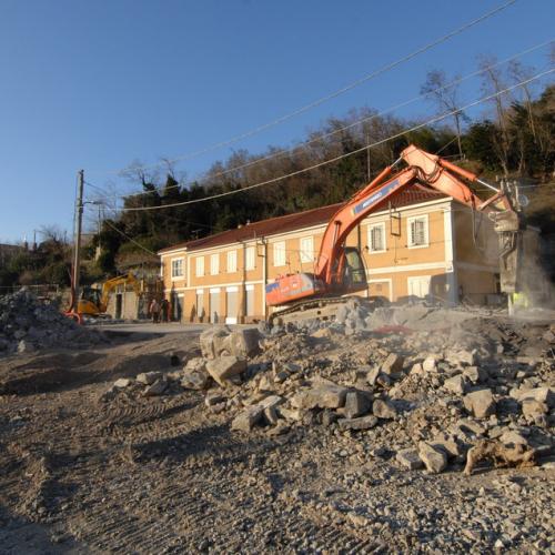 foto 18 dic. 2007 (demolizione rampe ponte Bailey) n. 2 / 19632